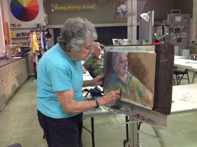nude drawing session