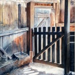 <center>BEST OF SHOW<br>
<b><i>The Gate</i></b><br>
Evelyn Sharbaugh</center>